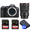 Canon EOS R6 Mark II + RF 15-35mm f/2.8 L IS USM + 2 SanDisk 32GB Extreme PRO UHS-II SDXC 300 MB/s + 3 Canon LP-E6NH|MCZ DIRECT Canon EOS R6 Mark II + RF 15-35mm f/2.8 L IS USM + 2 SanDisk 32GB Extreme PRO UHS-II SDXC 300 MB/s + 3 Canon LP-E6NH|MCZ DIRECT