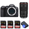 Canon EOS R6 Mark II + RF 100mm f/2.8 L Macro IS USM + 3 SanDisk 32GB Extreme PRO UHS-II SDXC 300 MB/s + 2 Canon LP-E6NH-1