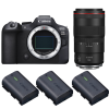 Canon EOS R6 Mark II + RF 100mm f/2.8 L Macro IS USM + 3 Canon LP-E6NH Canon Canon EOS R6 Mark II €2,985.00 MCZ DIRECT