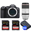 Canon EOS R6 Mark II + RF 100-500mm f/4.5-7.1 L IS USM + 2 SanDisk 256GB Extreme PRO UHS-II SDXC 300 MB/s + 2 Canon LP-E6NH|MCZ DIRECT Canon EOS R6 Mark II + RF 100-500mm f/4.5-7.1 L IS USM + 2 SanDisk 256GB Extreme PRO UHS-II SDXC 300 MB/s + 2 Canon LP-E6NH|MCZ DIRECT