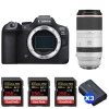 Canon EOS R6 Mark II + RF 100-500mm f/4.5-7.1 L IS USM + 3 SanDisk 256GB Extreme PRO UHS-II SDXC 300 MB/s + 3 Canon LP-E6NH|MCZ DIRECT