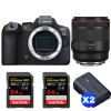 Canon EOS R6 Mark II + RF 50mm f/1.2 L USM + 2 SanDisk 64GB Extreme PRO UHS-II SDXC 300 MB/s + 2 Canon LP-E6NH-1