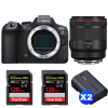 Canon EOS R6 Mark II + RF 50mm f/1.2 L USM + 2 SanDisk 128GB Extreme PRO UHS-II SDXC 300 MB/s + 2 Canon LP-E6NH-1
