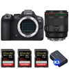 Canon EOS R6 Mark II + RF 50mm f/1.2 L USM + 3 SanDisk 32GB Extreme PRO UHS-II SDXC 300 MB/s + 3 Canon LP-E6NH-1