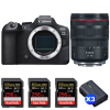 Canon EOS R6 Mark II + RF 24-105mm f/4 L IS USM + 3 SanDisk 256GB Extreme PRO UHS-II SDXC 300 MB/s + 3 Canon LP-E6NH|MCZ DIRECT Canon EOS R6 Mark II + RF 24-105mm f/4 L IS USM + 3 SanDisk 256GB Extreme PRO UHS-II SDXC 300 MB/s + 3 Canon LP-E6NH|MCZ DIRECT