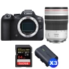 Canon EOS R6 Mark II + RF 70-200mm f/4 L IS USM + 1 SanDisk 64GB Extreme PRO UHS-II SDXC 300 MB/s + 3 Canon LP-E6NH|MCZ DIRECT