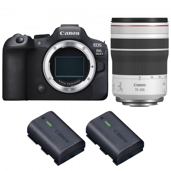 Canon EOS R6 Mark II + RF 70-200mm f/4 L IS USM + 2 Canon LP-E6NH-1
