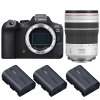 Canon EOS R6 Mark II + RF 70-200mm f/4 L IS USM + 3 Canon LP-E6NH|MCZ DIRECT