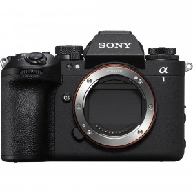 Sony Alpha 1 II, appareil photo hybride professionnel, vue de face, monture E, boîtier ergonomique, commandes accessibles