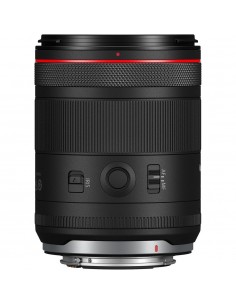 Objetivo Canon RF 50mm f/1.4 L VCM con diseño robusto y controles visibles Objetivo Canon RF 50mm f/1.4 L VCM con diseño robusto y controles visibles