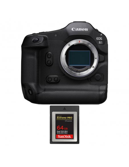 Canon EOS R1 + 1 SanDisk 64GB Extreme PRO CFexpress Type B|MCZ DIRECT