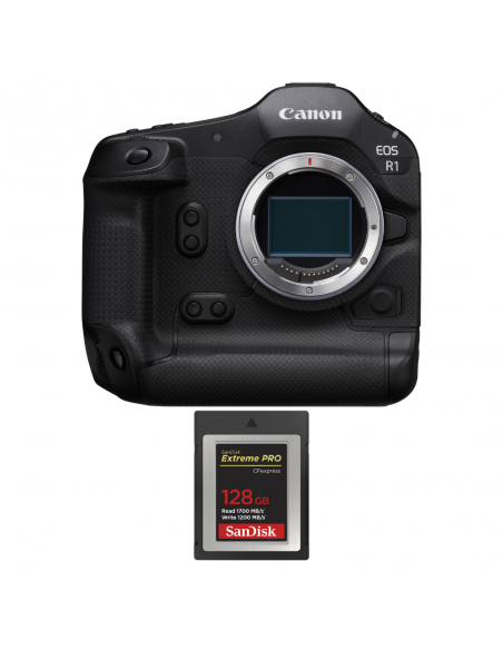 Canon EOS R1 + 1 SanDisk 128GB Extreme PRO CFexpress Type B|MCZ DIRECT