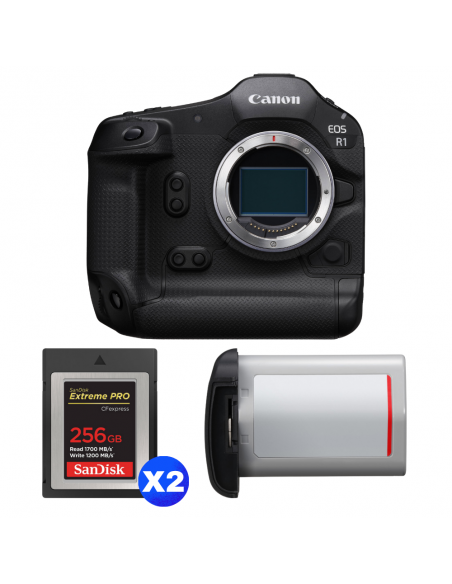 Canon EOS R1 + 2 SanDisk 256GB Extreme PRO CFexpress Type B + Canon LP-E19|MCZ DIRECT