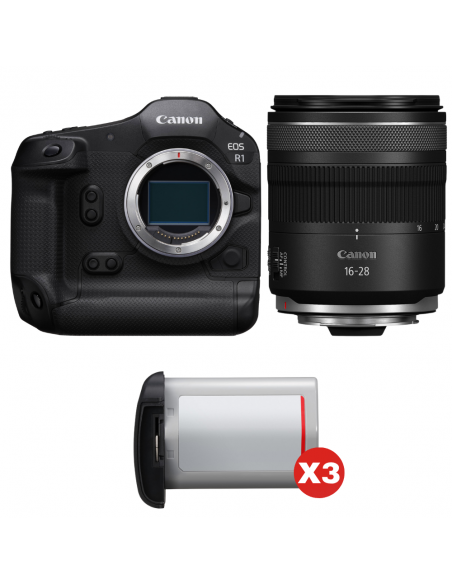 Canon EOS R1 + RF 16-28mm f/2.8 IS STM + 3 Canon LP-E19|MCZ DIRECT