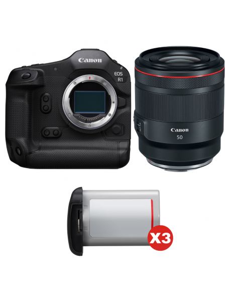 Canon EOS R1 + RF 50mm f/1.2 L USM + 3 Canon LP-E19|MCZ DIRECT