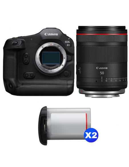 Canon EOS R1 + RF 50mm f/1.4 L VCM + 2 Canon LP-E19|MCZ DIRECT
