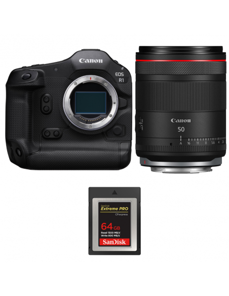 Canon EOS R1 + RF 50mm f/1.4 L VCM + 1 SanDisk 64GB Extreme PRO CFexpress Type B|MCZ DIRECT