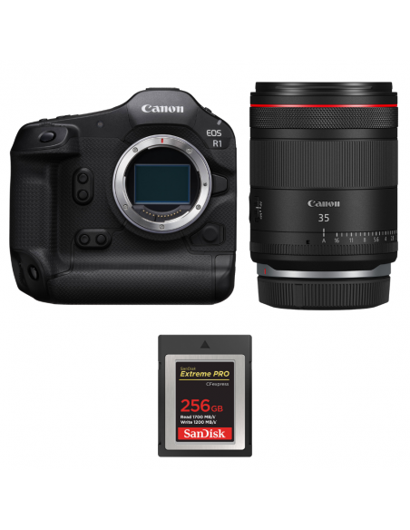 Canon EOS R1 + RF 35mm f/1.4 L VCM + 1 SanDisk 256GB Extreme PRO CFexpress Type B|MCZ DIRECT