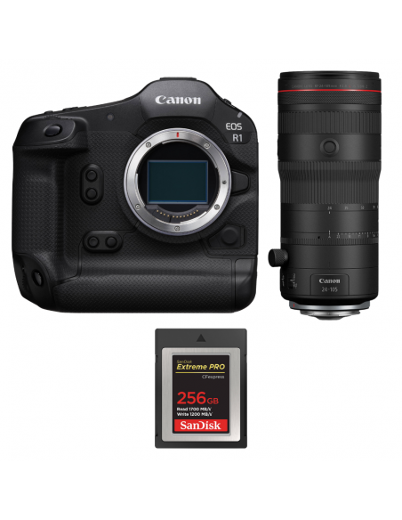 Canon EOS R1 + RF 24-105mm f/2.8 L IS USM Z + 1 SanDisk 256GB Extreme PRO CFexpress Type B|MCZ DIRECT