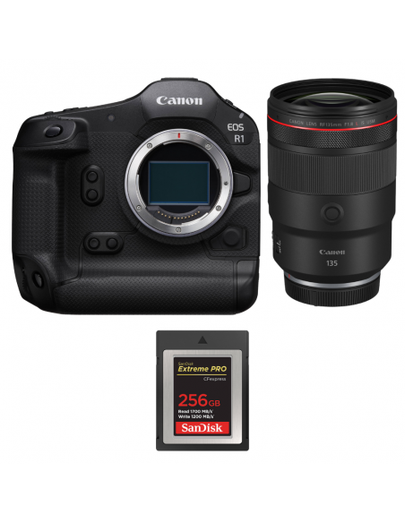 Canon EOS R1 + RF 135mm f/1.8 L IS USM + 1 SanDisk 256GB Extreme PRO CFexpress Type B|MCZ DIRECT