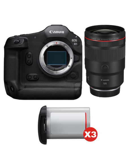 Canon EOS R1 + RF 135mm f/1.8 L IS USM + 3 Canon LP-E19|MCZ DIRECT