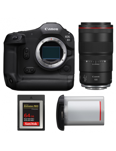 Canon EOS R1 + RF 100mm f/2.8 L Macro IS USM + 1 SanDisk 64GB Extreme PRO CFexpress Type B + Canon LP-E19|MCZ DIRECT