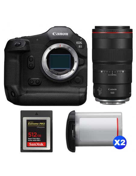 Canon EOS R1 + RF 100mm f/2.8 L Macro IS USM + 1 SanDisk 512GB Extreme PRO CFexpress Type B + 2 Canon LP-E19|MCZ DIRECT