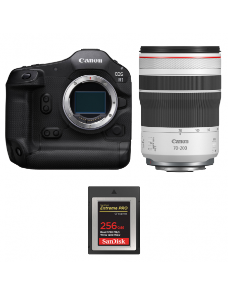 Canon EOS R1 + RF 70-200mm f/4 L IS USM + 1 SanDisk 256GB Extreme PRO CFexpress Type B|MCZ DIRECT