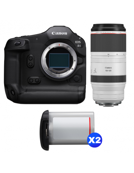 Canon EOS R1 + RF 100-500mm f/4.5-7.1 L IS USM + 2 Canon LP-E19|MCZ DIRECT