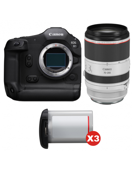 Canon EOS R1 + RF 70-200mm f/2.8 L IS USM + 3 Canon LP-E19|MCZ DIRECT