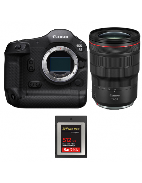 Canon EOS R1 + RF 15-35mm f/2.8 L IS USM + 1 SanDisk 512GB Extreme PRO CFexpress Type B|MCZ DIRECT