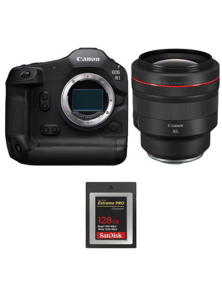 Canon EOS R1 + RF 85mm f/1.2 L USM + 1 SanDisk 128GB Extreme PRO CFexpress Type B|MCZ DIRECT