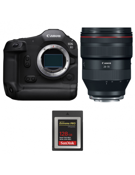 Canon EOS R1 + RF 28-70mm f/2 L USM + 1 SanDisk 128GB Extreme PRO CFexpress Type B|MCZ DIRECT