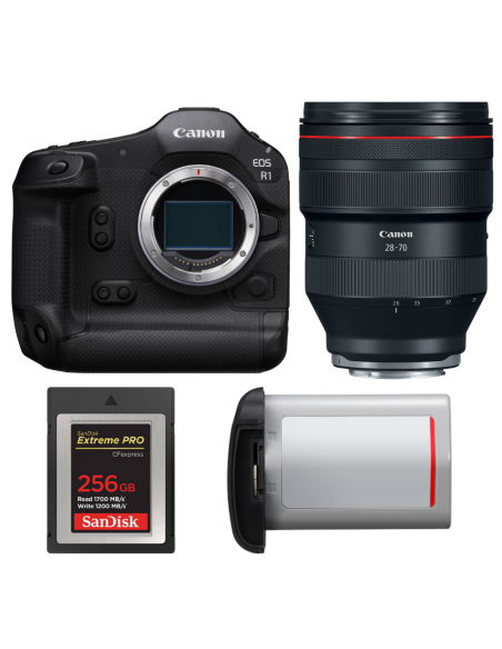 Canon EOS R1 + RF 28-70mm f/2 L USM + 1 SanDisk 256GB Extreme PRO CFexpress Type B + Canon LP-E19|MCZ DIRECT