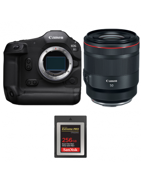 Canon EOS R1 + RF 50mm f/1.2 L USM + 1 SanDisk 256GB Extreme PRO CFexpress Type B|MCZ DIRECT