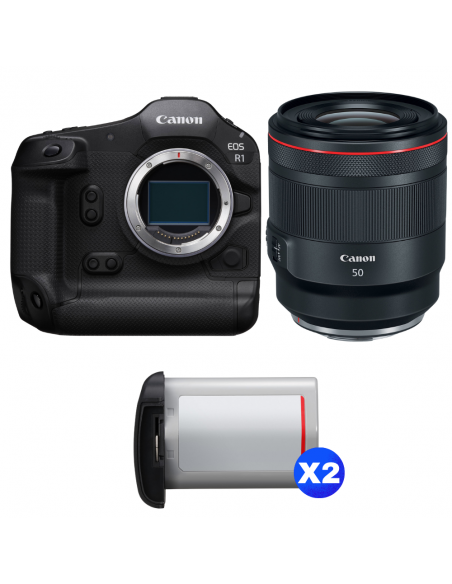 Canon EOS R1 + RF 50mm f/1.2 L USM + 2 Canon LP-E19|MCZ DIRECT
