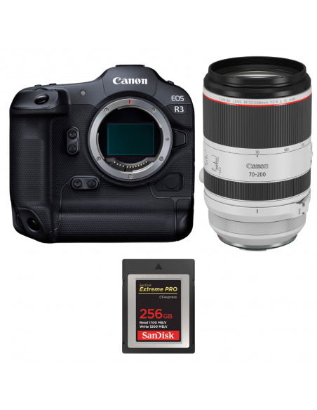 Canon EOS R3 + RF 70-200mm f/2.8 L IS USM + 1 SanDisk 256GB Extreme PRO CFexpress Type B|MCZ DIRECT