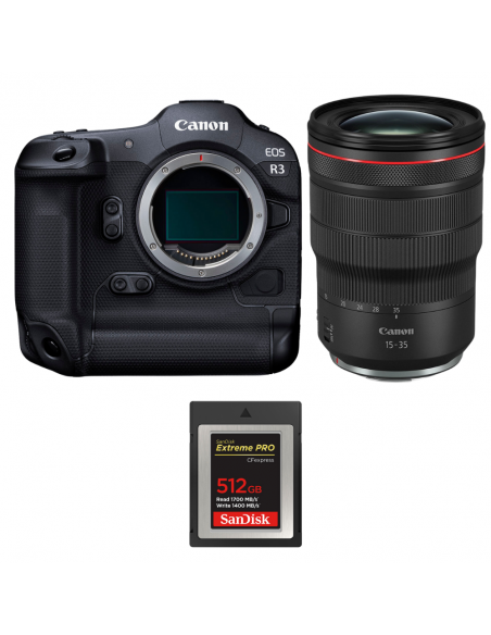Canon EOS R3 + RF 15-35mm f/2.8 L IS USM + 1 SanDisk 512GB Extreme PRO CFexpress Type B|MCZ DIRECT