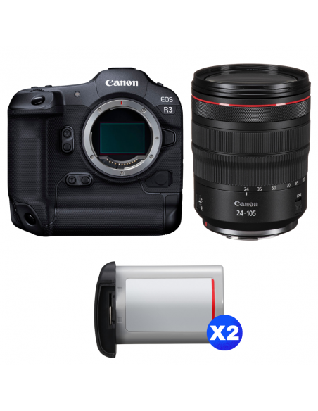 Canon EOS R3 + RF 24-105mm f/4 L IS USM + 2 Canon LP-E19|MCZ DIRECT