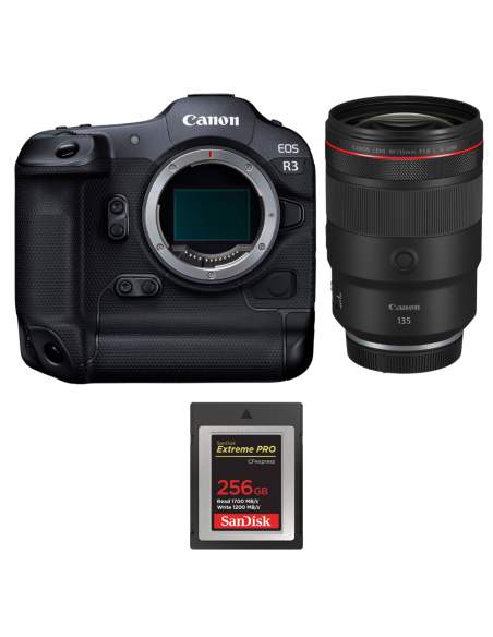 Canon EOS R3 + RF 135mm f/1.8 L IS USM + 1 SanDisk 256GB Extreme PRO CFexpress Type B|MCZ DIRECT