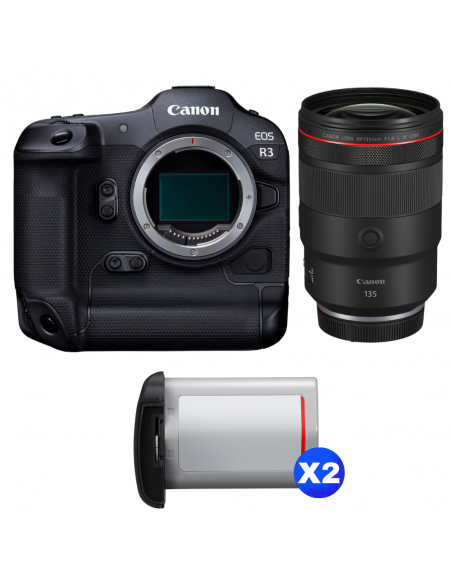 Canon EOS R3 + RF 135mm f/1.8 L IS USM + 2 Canon LP-E19|MCZ DIRECT