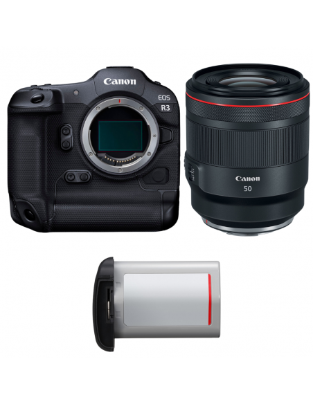 Canon EOS R3 + RF 50mm f/1.2 L USM + 1 Canon LP-E19|MCZ DIRECT