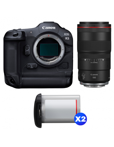 Canon EOS R3 + RF 100mm f/2.8 L Macro IS USM + 2 Canon LP-E19|MCZ DIRECT