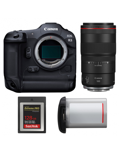 Canon EOS R3 + RF 100mm f/2.8 L Macro IS USM + 1 SanDisk 128GB Extreme PRO CFexpress Type B + Canon LP-E19|MCZ DIRECT
