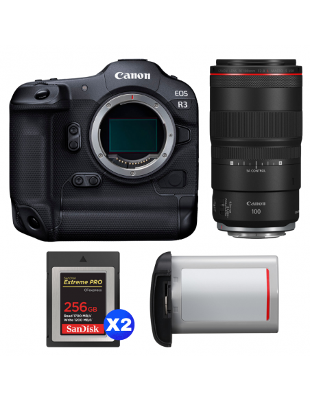 Canon EOS R3 + RF 100mm f/2.8 L Macro IS USM + 2 SanDisk 256GB Extreme PRO CFexpress Type B + Canon LP-E19|MCZ DIRECT