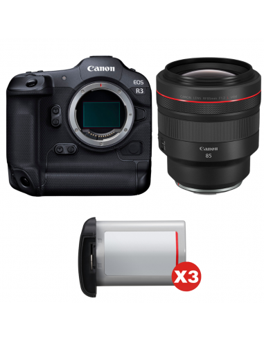 Canon EOS R3 + RF 85mm f/1.2 L USM + 1 SanDisk 128GB Extreme PRO CFexpress Type B Canon APPAREIL PHOTO HYBRIDE 5 806,00 € MCZ DIRECT