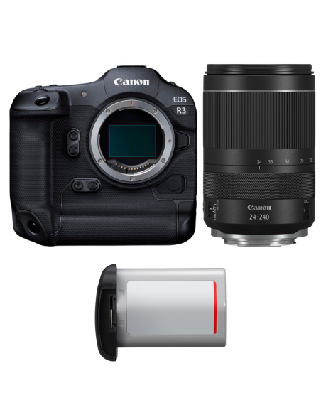 Canon EOS R3 + RF 24-240mm f/4-6.3 IS USM + 1 Canon LP-E19|MCZ DIRECT