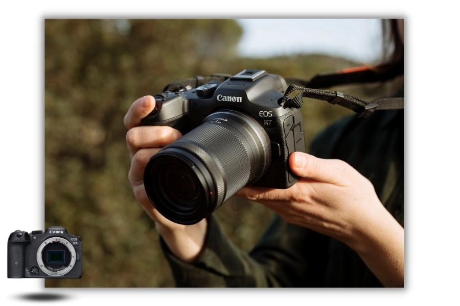 photographie de portrait avec le Canon EOS R7