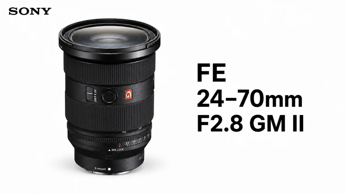 Sony FE 24-70mm F2.8 GM II recommended as an all-round lens for the Sony A1 II