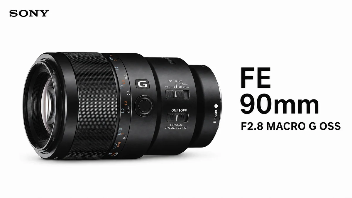 Sony FE 90mm F2.8 Macro G OSS for macro and product photography with the Sony A1 II
